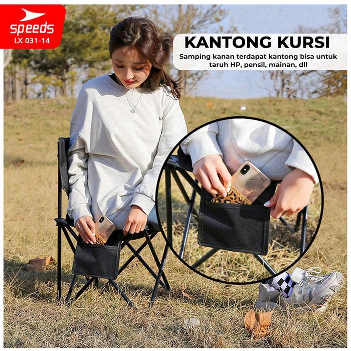 Kursi Lipat Outdoor Portable Kursi Camping Tanpa Sandaran Kursi Gunung Bangku Tanpa Sandaran Speeds