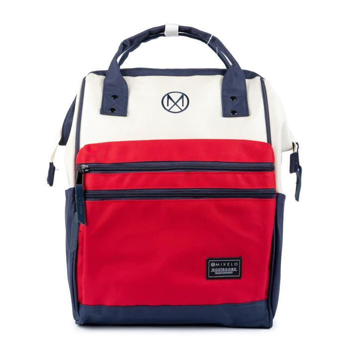 Tas Ransel Sekolah kanvas Outdoor Mixelo Ishikari Backpack wanita & pria / Laptop Bag 14 inch