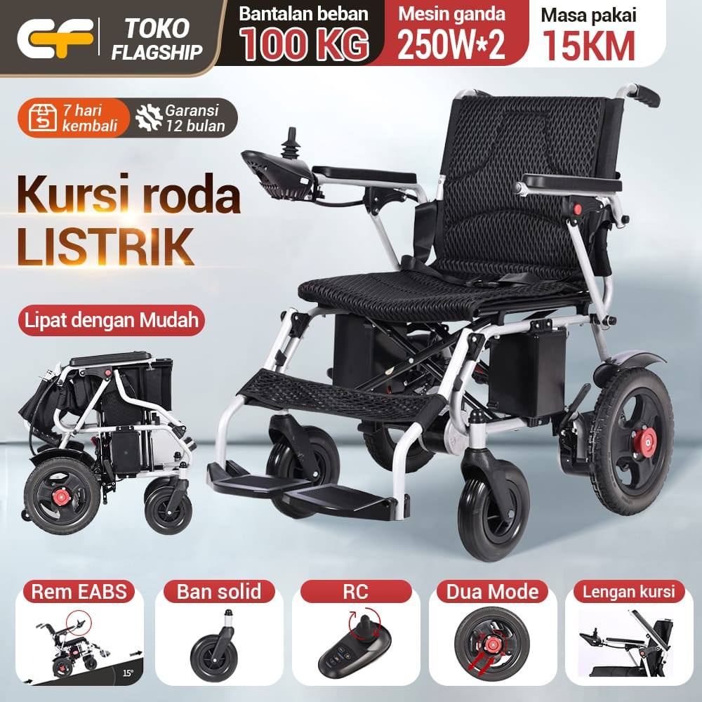Epic Finds Kursi Roda Elektrik Bisa Lipat Ekonomis / Kursi roda medis / Kursi roda listrik cerdas / 