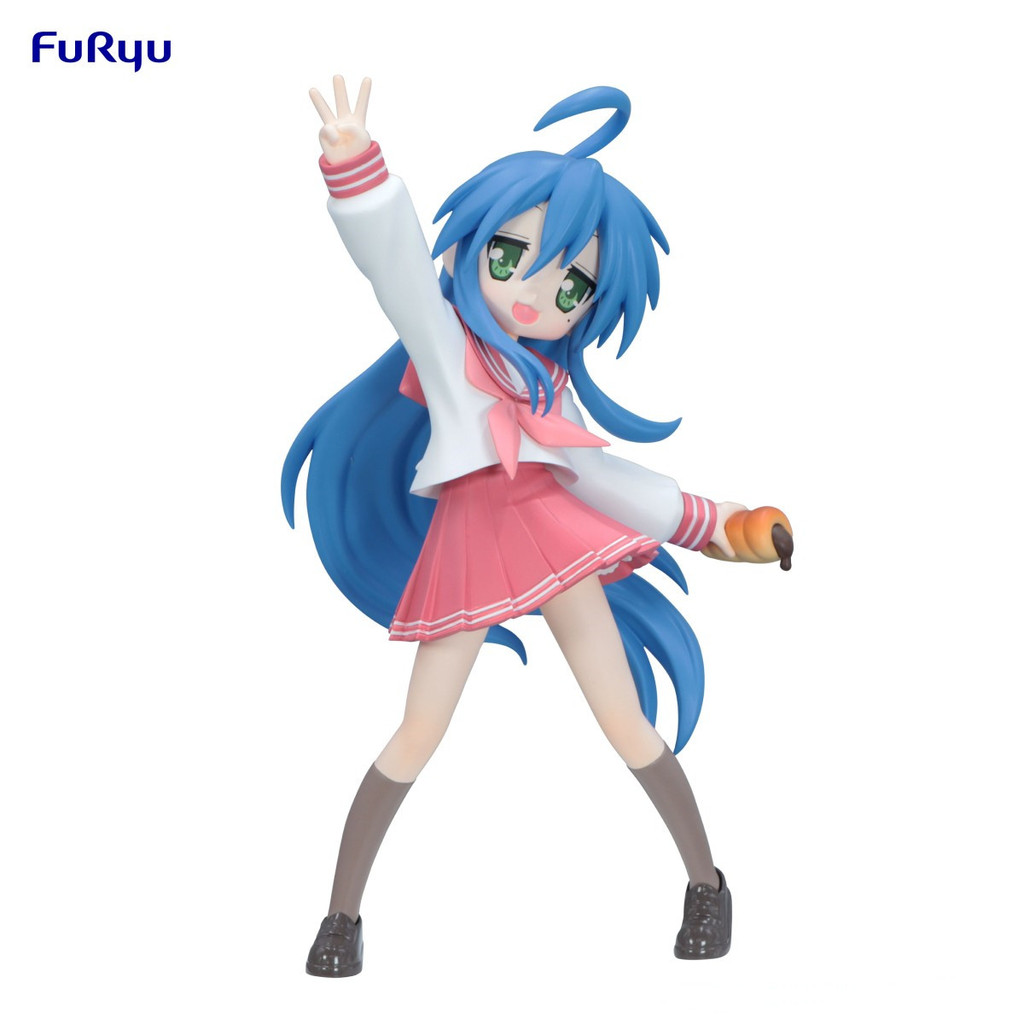 Original FuRyu Lucky Star Izumi Konata Trio-Try-iT Figure Action Figure Toys PVC Model Collection