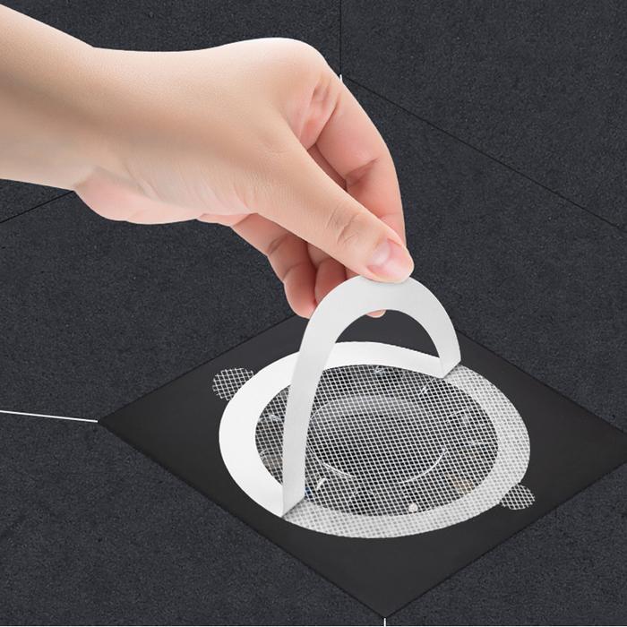 Stiker Saringan Penutup Lubang Bak Cuci Piring Wastafel Tutup Saluran Air Kamar Mandi 10 Pcs