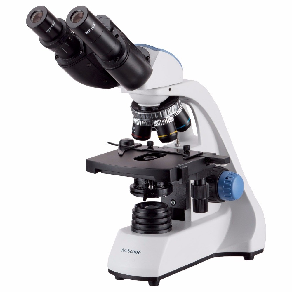 FLASH SALE    AmScope 40X-2000X LED Binocular Compound Microscope with 3D Two-Layer Mechanical Stage