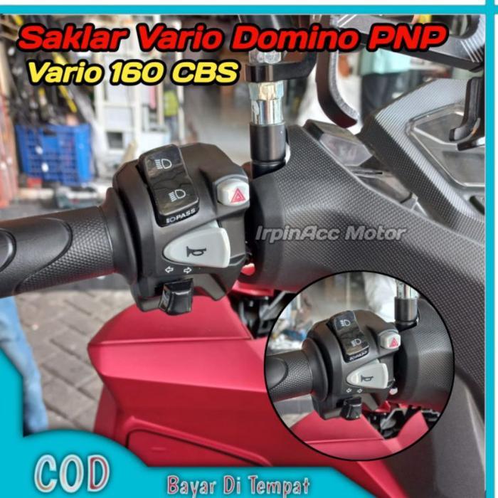 Saklar Switch Domino/Bsm Pass Bimm Hazard Pnp Vario 125 150 2018 2019 2020 2021 2022 2023 Vario 160