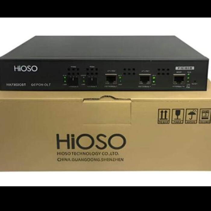 OLT HIOSO 2 PORT EPON LENGKAP
