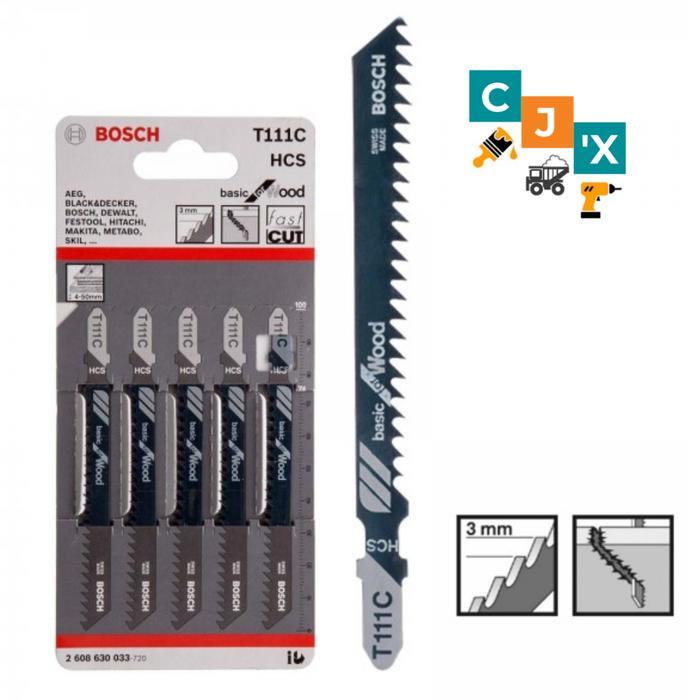 Mata Jigsaw Kayu / Mata Gergaji Jig Saw Wood Bosch T111C Hcs