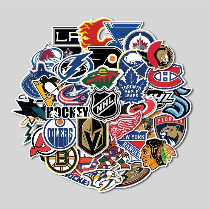 Sticker Pack Nhl (Hockey) Stiker Tumbler Laptop Stiker Koper Helm Paper