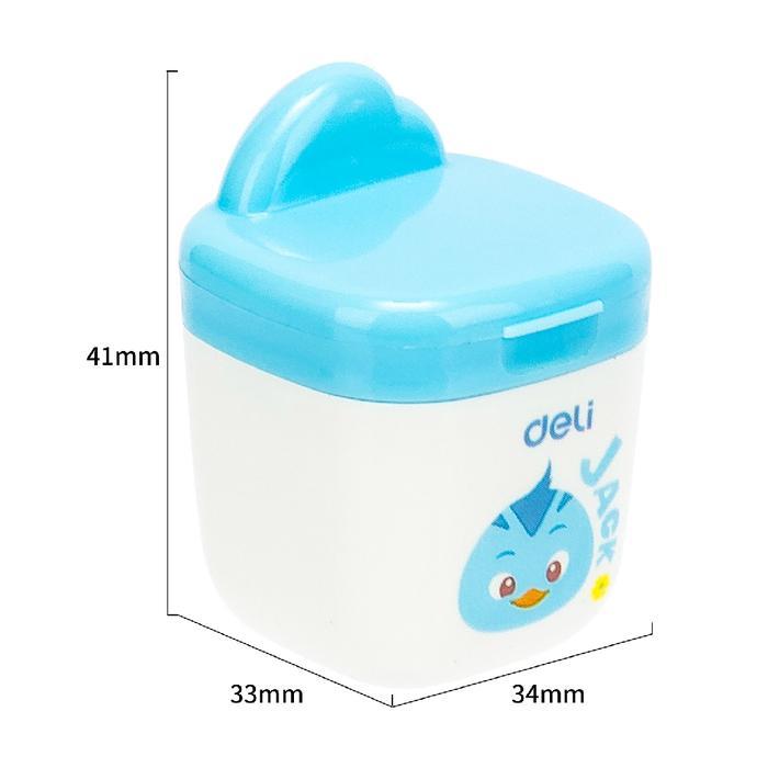 Deli Rautan Pensil satu lubang 8mm 3 Warna ER01300 Stationery