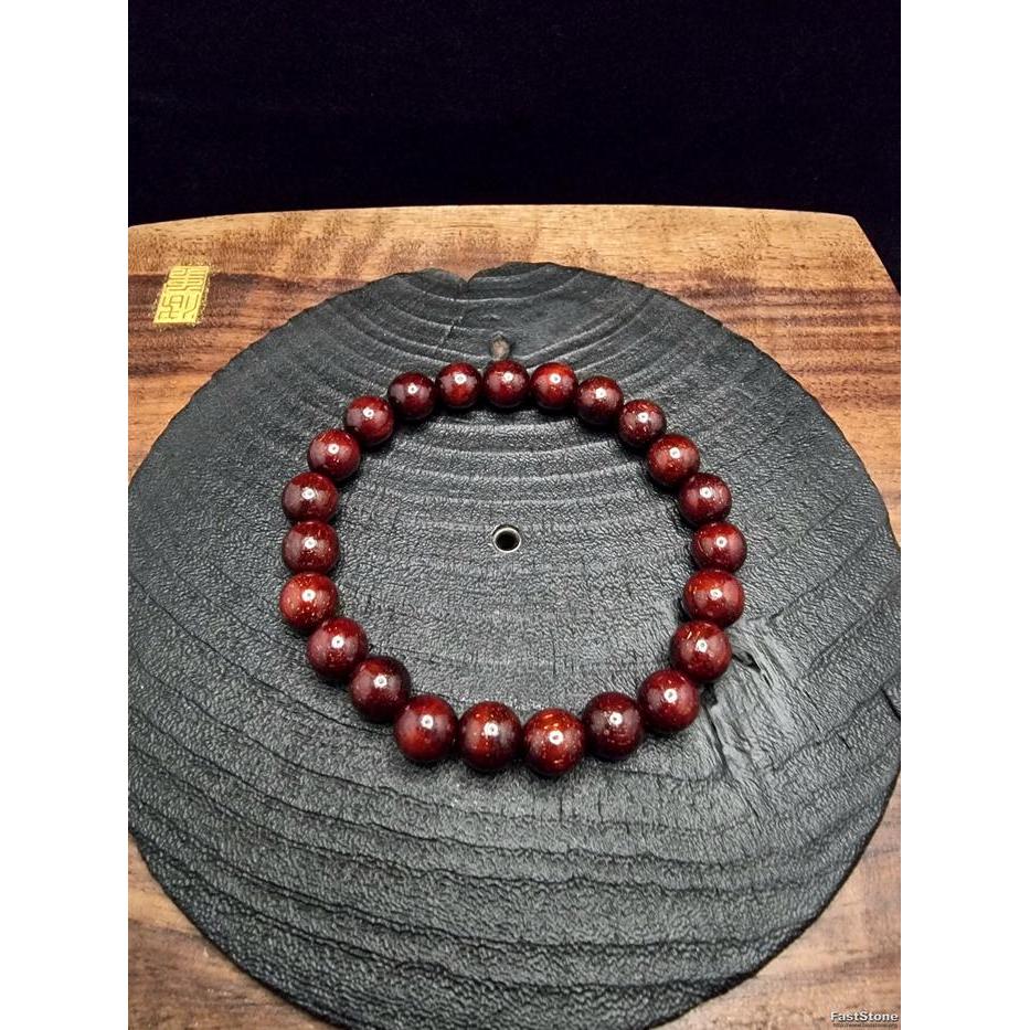 Promo Gelang Tasbih Kayu Cendana Merah Bintang Africa Full Natural 8-10Mm D445