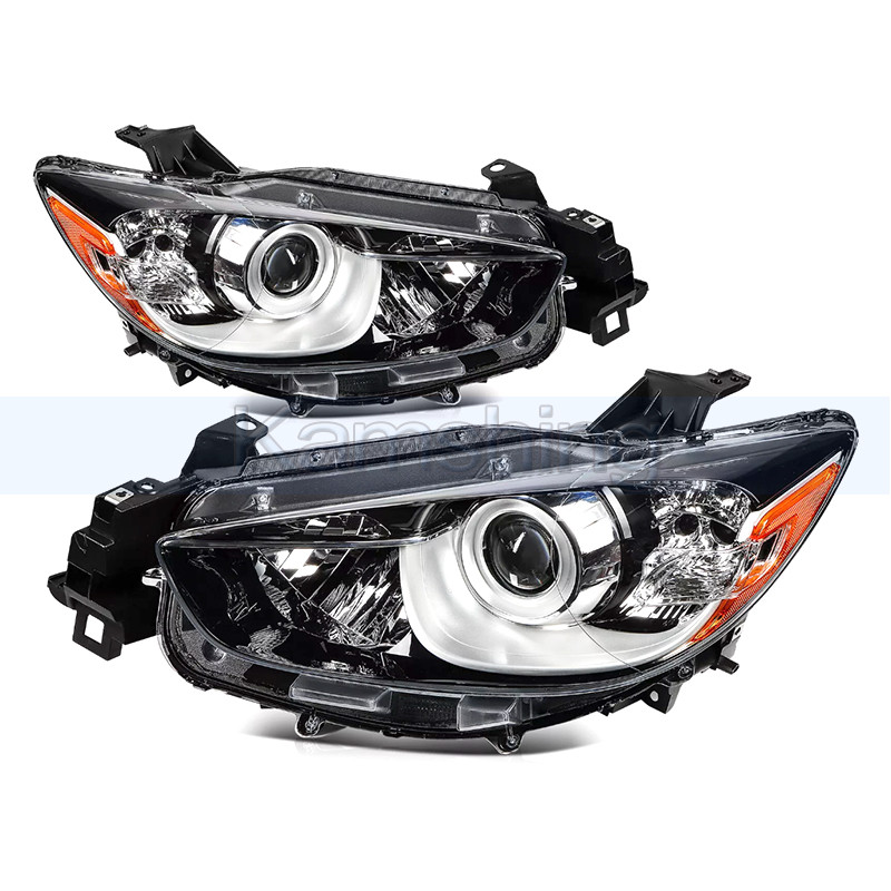 1pair US Version Halogen Front Bumper Headlight For Mazda CX5 CX-5 2013-2015 Front Head Light
