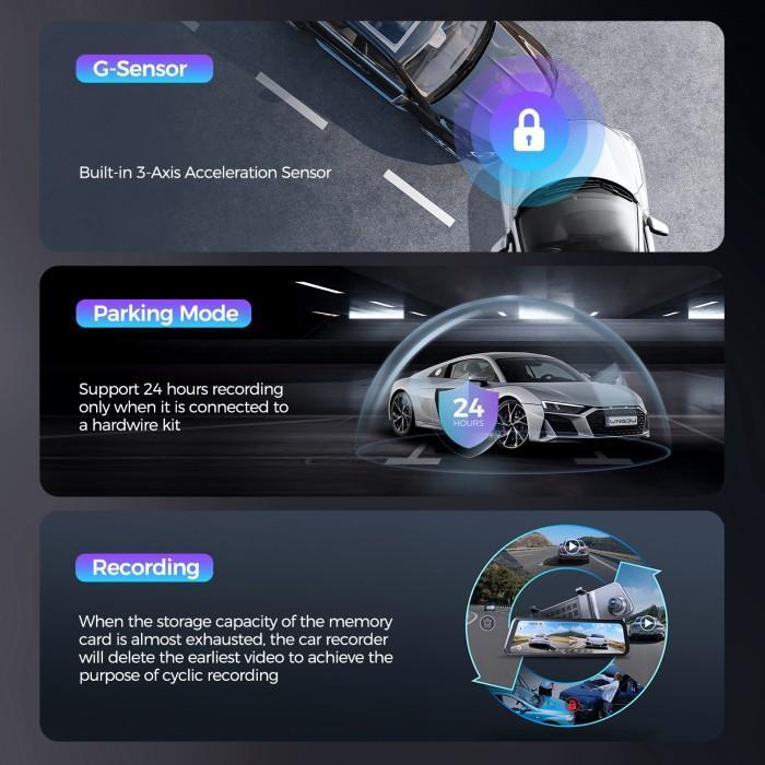 LINGDU DASHCAM LD4K - 4K+1080P