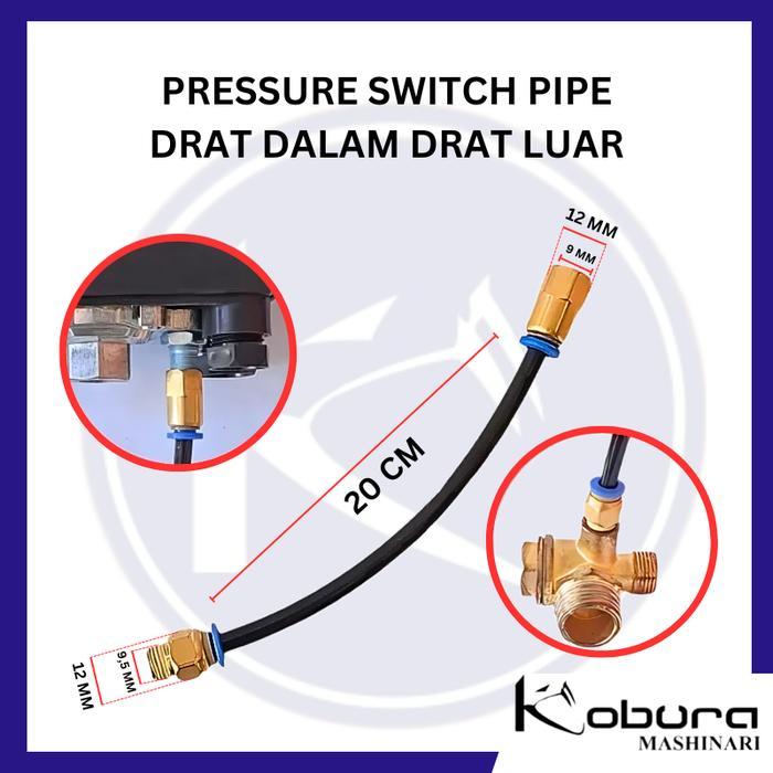 PIPA SELANG OTOMATIS KE VALVE 1 ARAH DRAT DALAM DAN DRAT LUAR