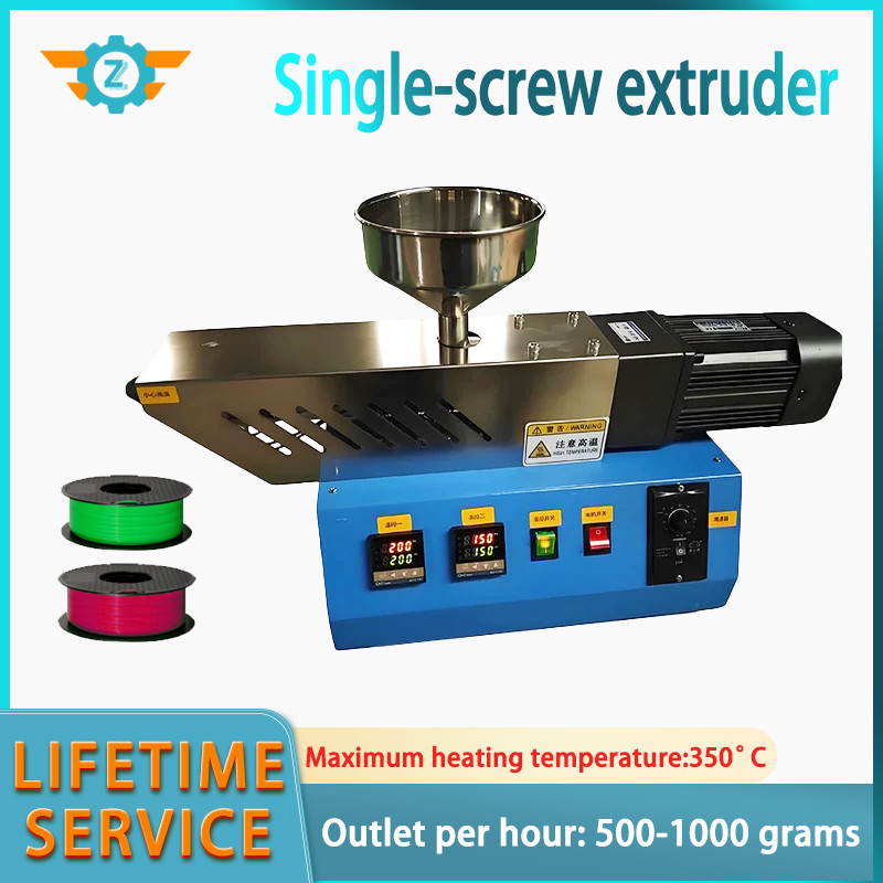 BEST New Desktop Single Screw Extruder Lab Mini Plastic Extrusion Machine for 3D Printing Material R