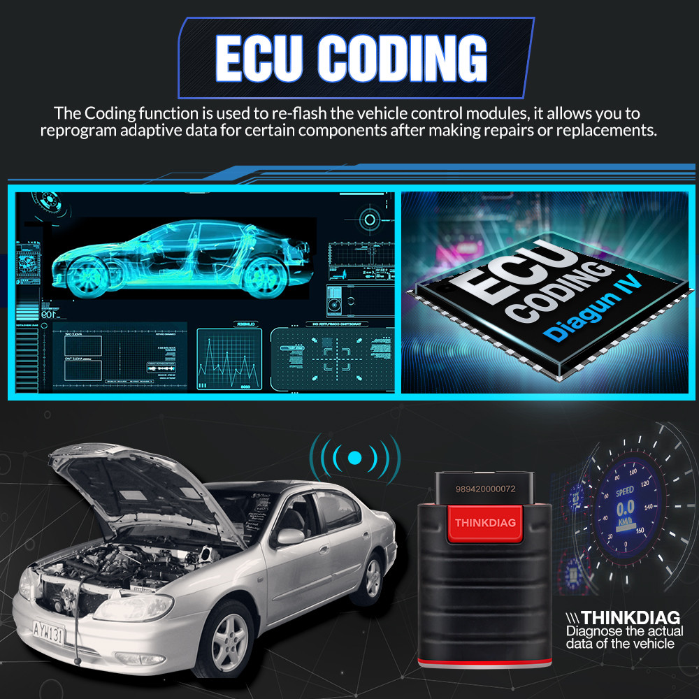 THINKCAR THINKDIAG New Boot Thinkdiag All System Diagnostic Tools ECU Coding Bi-directional IMMO