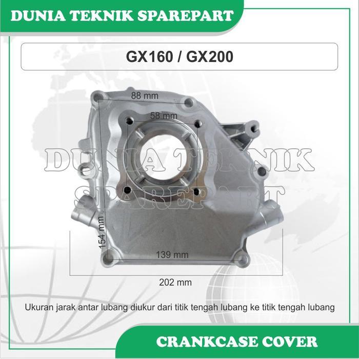 CRANKCASE COVER / TUTUP SAMPING BLOK MESIN GX160 GX200