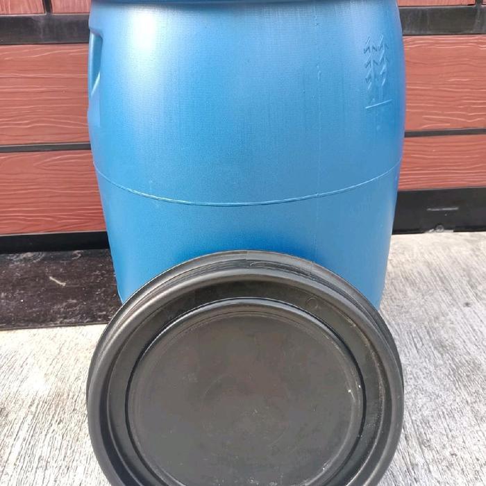 tong sampah drum plastik 60 liter murah