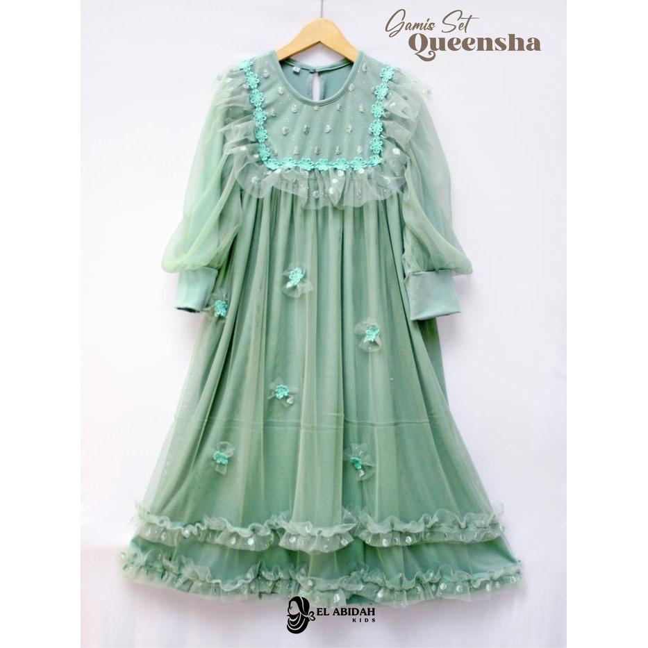 Queensha Dress Gamis Anak Perempuan By El Abidah Kids Tbk
