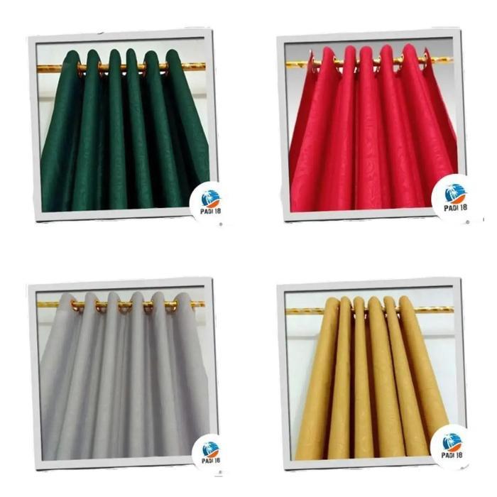 GORDEN POLOS EMBOS SMOKRING 12 UK.135X220 RUANG TAMU Gold Tali
