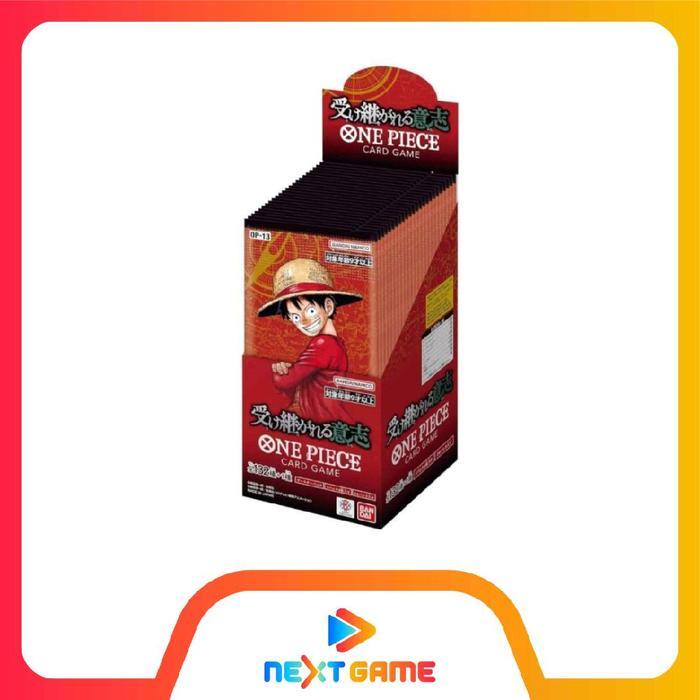 Promo One Piece Card Game Carrying On His Will Op-13 - Op13 Booster Japan Tcg - Booster Box Tbk