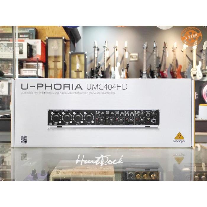 Behringer UMC404 HD Soundcard 4 Chanel Input 24-Bit