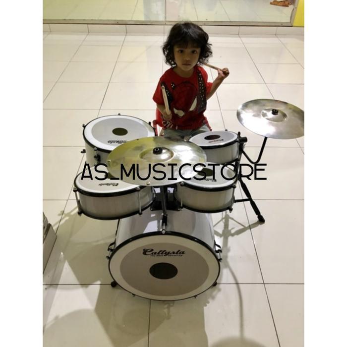 ready Drum Mini Anak Full Set Free Stick Drum / Drum Anak