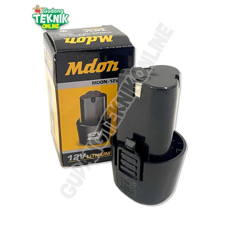 ( BATERAI ) Bor CORDLESS 12V MDON LI-ION / BATTERY BATTERAY BATERAI Mesin Bor Tangan Cordless Ces