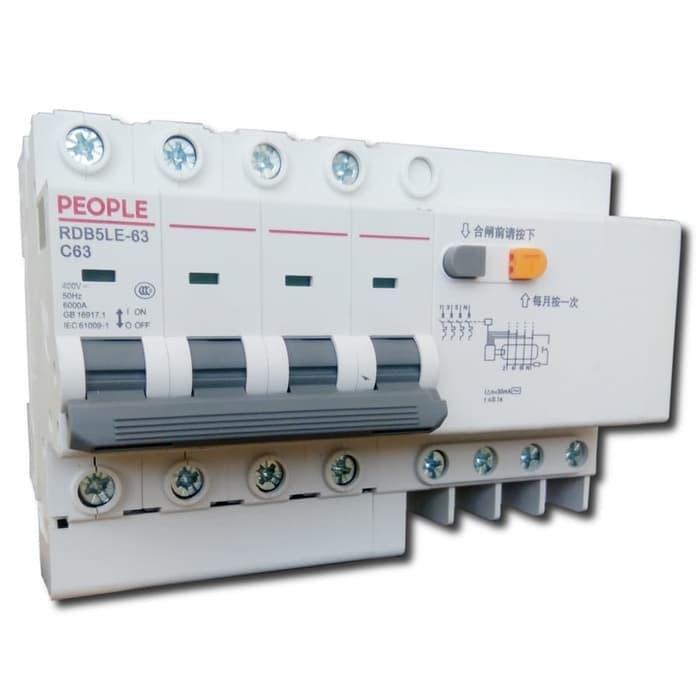 Rccb / Elcb / Rcbo Peopel 4Pole 63A