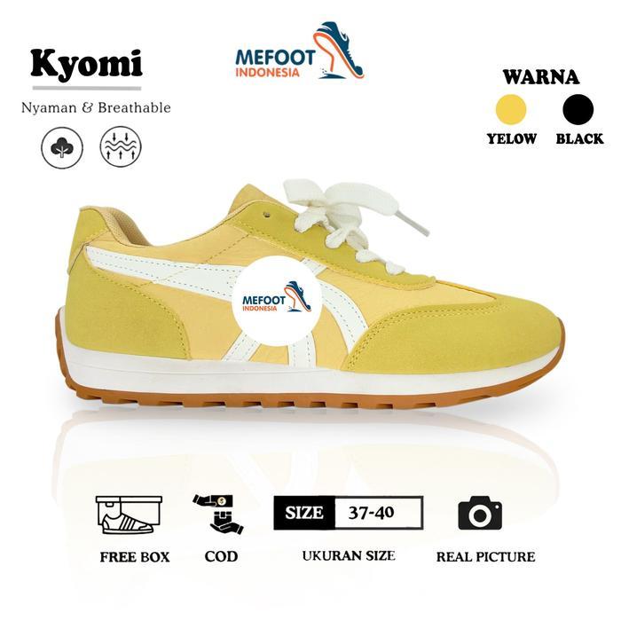 Aerostreet.Shoes - Mefoot Kyomi - Sepatu Sneakers Kasual Gaya Korea Ringan & Nyaman Material Pu