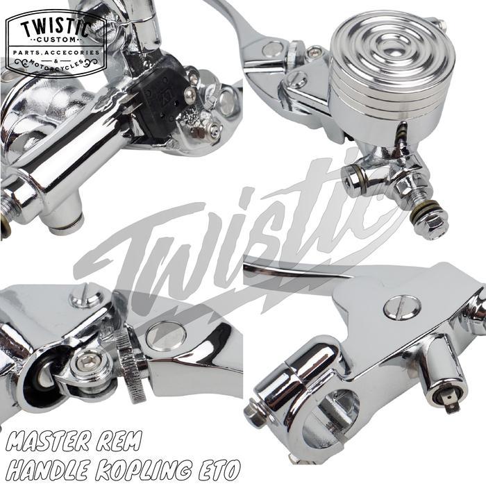 Master Rem Handle Kopling Eto Motor W175 W250 SR400 Chopper Universal