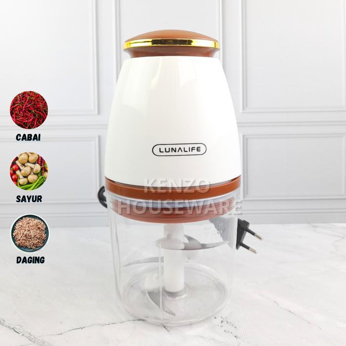 CHOPPER BLENDER LISTRIK FOOD JUICER ALAT PENGGILING DAGING BUMBU BUAH