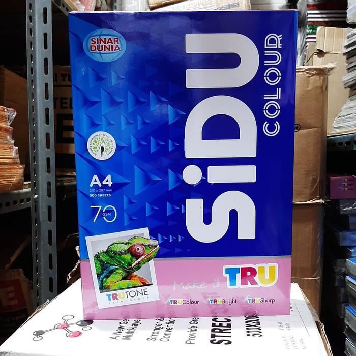 Kertas HVS Warna A4 - F4 SIDU 70Gr isi 500 Lembar / Kertas Warna