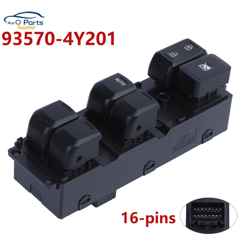New 93570-4Y201 935704Y201 Master Electric Power Window Switch for Kia RIO 2011-2015