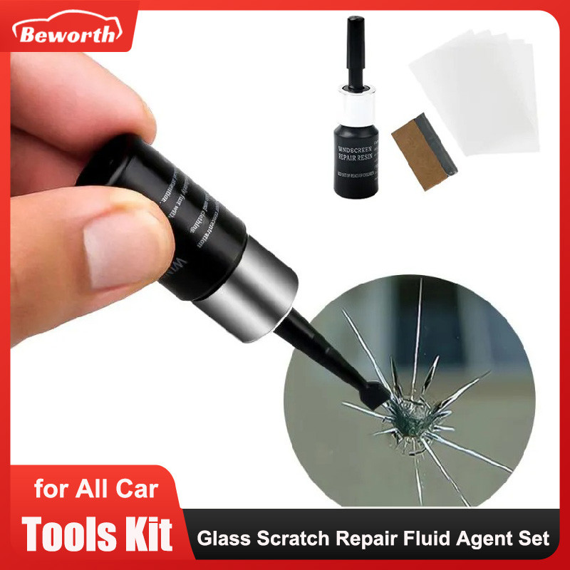 Windshield Cracked Repair Kit Window Glass Scratch Automobile Upgraded DIY Tools Glass Scratches Aut
