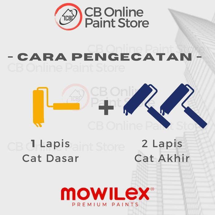 Cat Tembok Mowilex - Putih Melati E-7000 - Galon Co