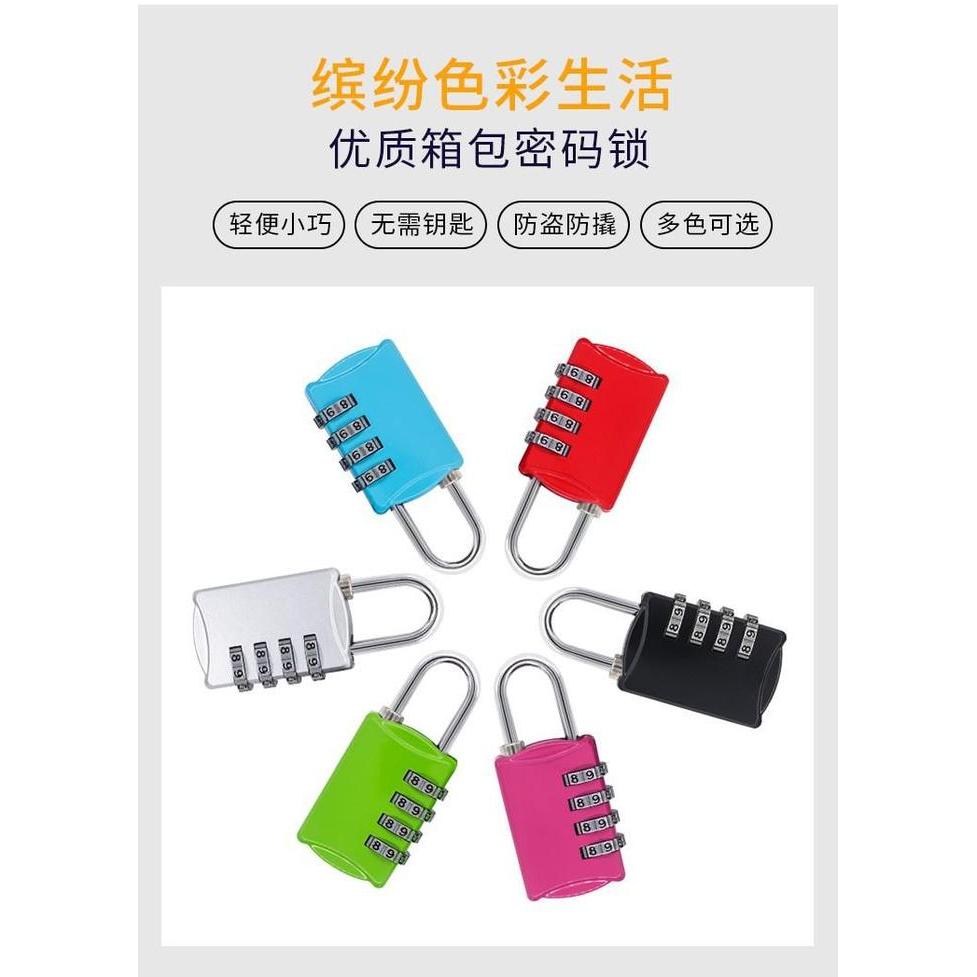 Gembok 4 Digit Angka untuk koper gembok kecil locker travel lebih aman