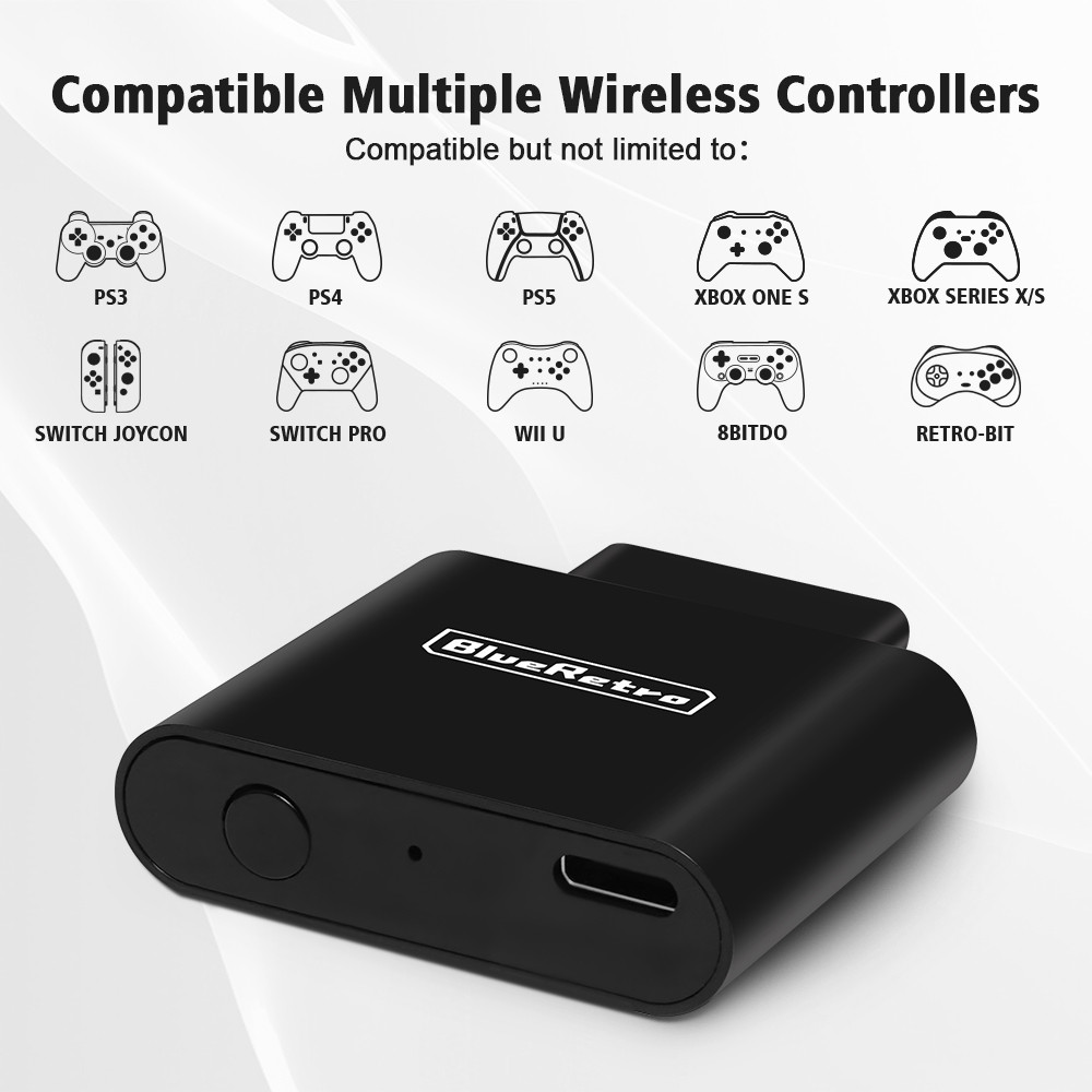 Retroscaler BlueRetro Wireless Game Controller Adapter For SNK NEOGEO MVS AES CD CDZ Conosle for