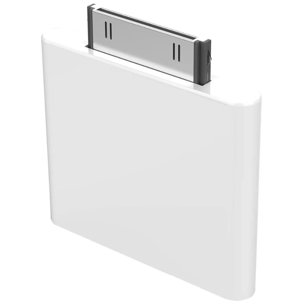 X12A 30 Pin Bluetooth 4.1 Audio Transmitter for IPod Mini IPod Classic IPod Nano Touch (White)
