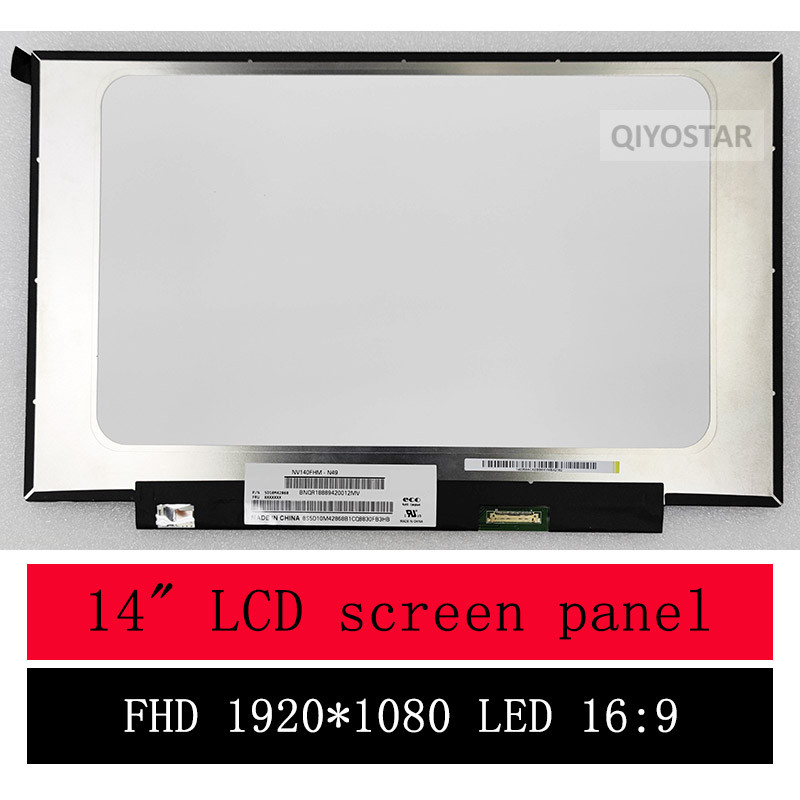 14" Slim LED matrix for Lenovo thinkbook 14s-IWL thinkbook 14-API/IIL laptop lcd screen panel