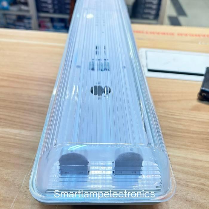 Kap Lampu TL Waterproof 2x36 120cm Kap neon TL