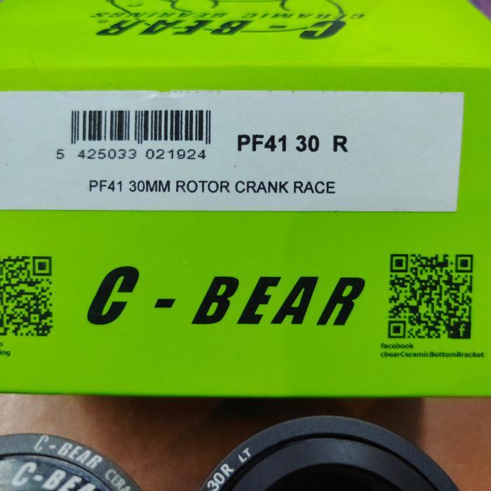 C-BEAR PF41 30 R BOTTOM BRACKET CERAMIC C BEAR PF41 30MM ROTOR SPINDLE CRANK-RACE