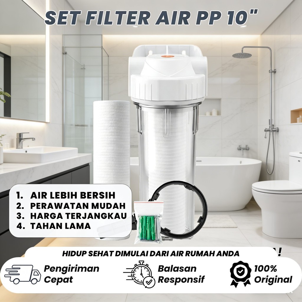 HOUSING FILTER AIR  10" + Filter PPF 5 Micron- PPF