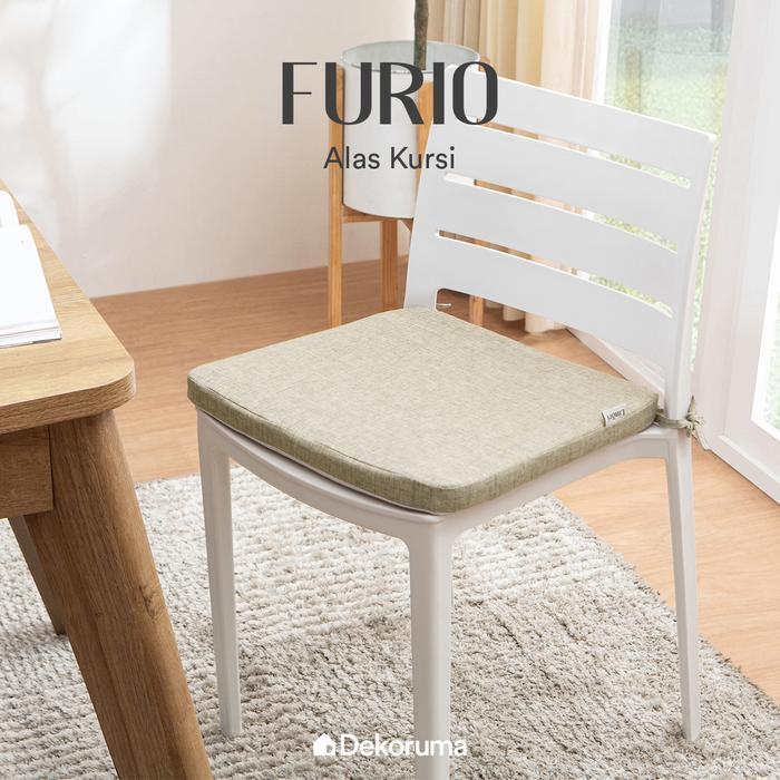 Dekoruma FURIO Alas Kursi / Bantal Dudukan Kursi Kayu / Alas Kursi Makan Kayu 40 x 45 CM