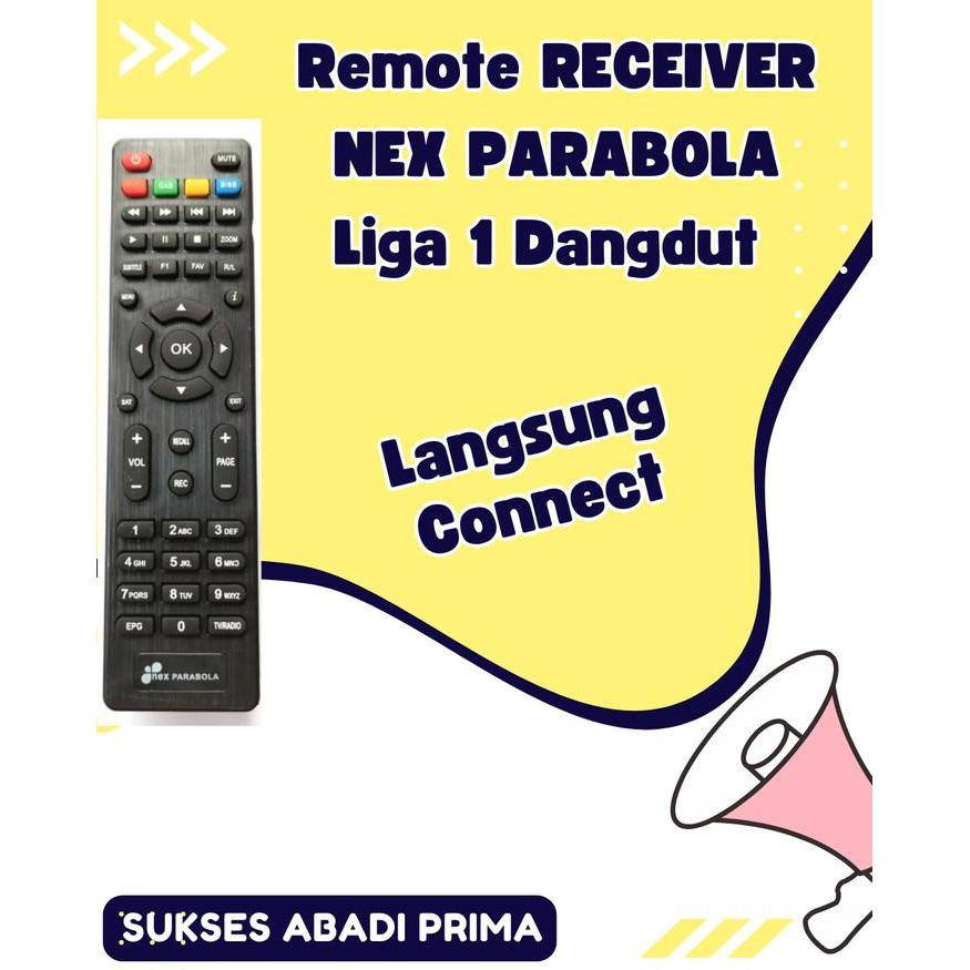 Remot Remote Receiver Nex Parabola Mola Hitam Mola LIGA 1 DANGDUT