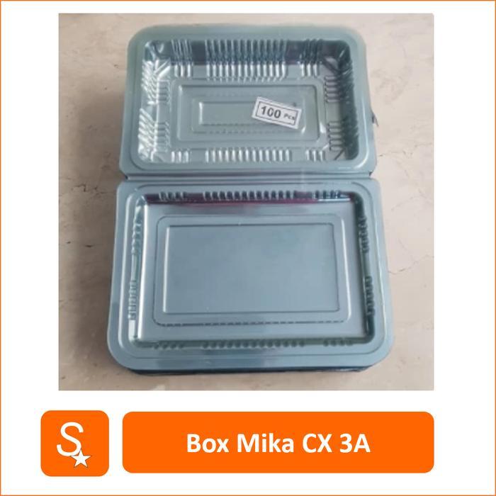 Kotak Mika Plastik CX 3a (isi 50 pcs) / Box Mika 18 x 12 cm