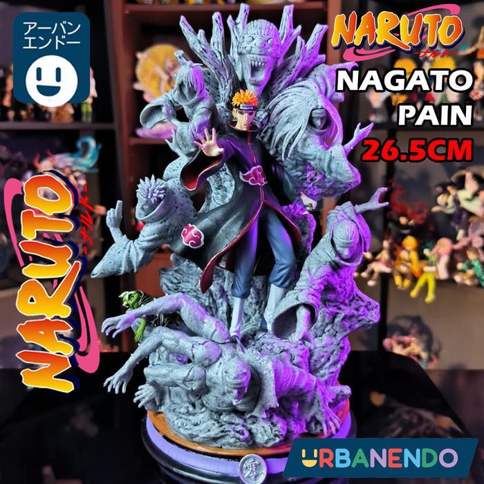 Action Figure Naruto Nagato Pain ukuran 26.5cm Statue Anime Pajangan Kamar Asli