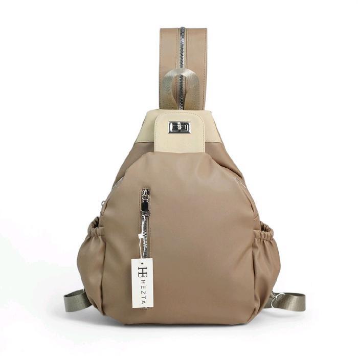 Hody Bag - Tas Ransel Wanita Tas Gendong Model Terbaru Hitam Stylish Ringan Multifungsi Cocok Untuk