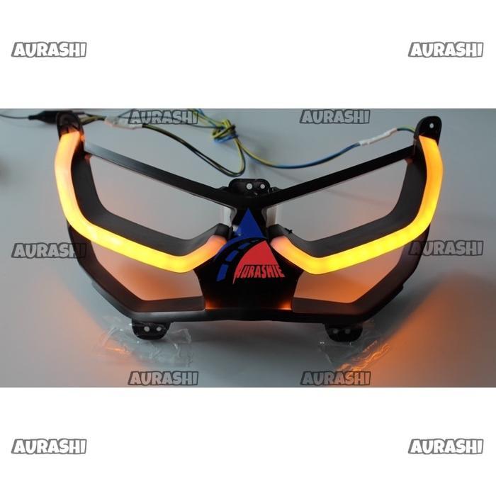 Lampu Alis Drl Depan Nmax New Rgb Plus Frame Alis Nmax Lampu Senja Depan Nmax 2020 2021 2022
