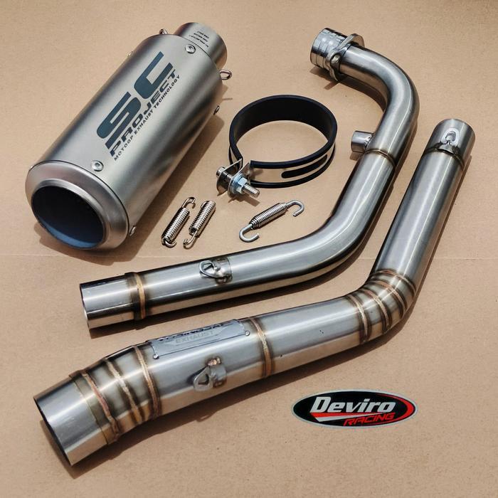 Knalpot Sc-Project Cr-T Import Fs Xsr 155 Vixion Mx King 150 Gsx R150