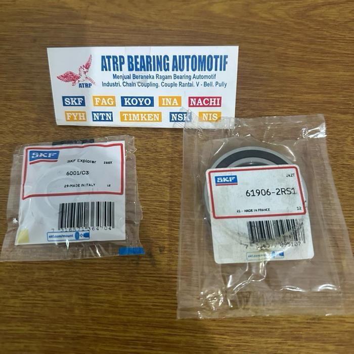 Bearing Noken As Yamaha Nmax Aerox Lexi Jupiter Mx R15 Vixion Skf Original 6906 + 6001 Skf Original