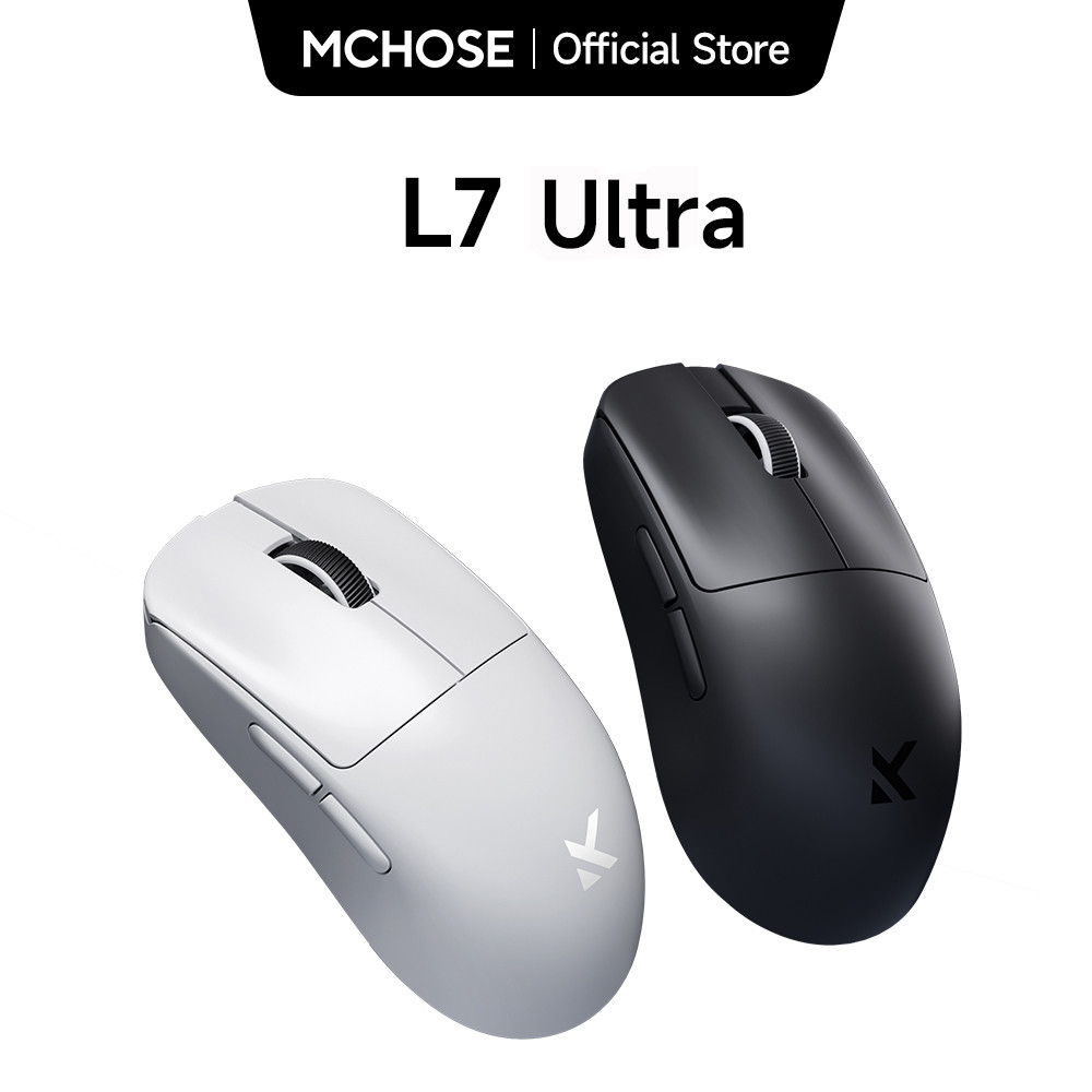 Mchose L7 Wireless Gaming Mouse L7 Ultra Paw3395 26K Sensor Dual 8K Polling 39G Ultra-2.4Ghz