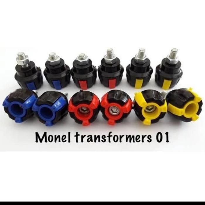 Baut Monel Transformer Variasi Plat Motor Tutup Knalpot Jalu Plastik